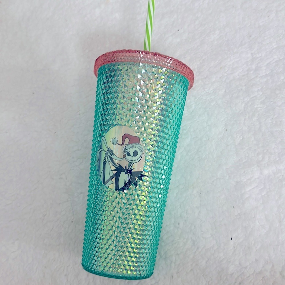 Nightmare Before Christmas Jack‎ Skellington 20oz Teal Studded Tumbler KCare